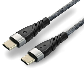 Kabel przewód USB-C PD 100cm everActive CBB-1PDG Power Delivery 3A z obsługą szybkiego ładowania 60W