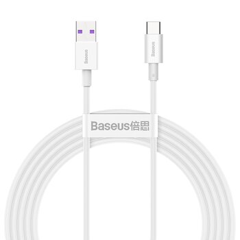 Kabel przewód USB - USB-C / Typ-C 200cm Baseus Superior CATYS-A02 z obsługą szybkiego ładowania 66W